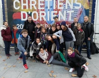 Les jeunes du caté à Paris