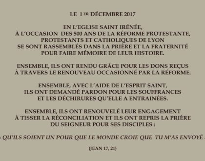 « Nous marchons vers l’unité… »