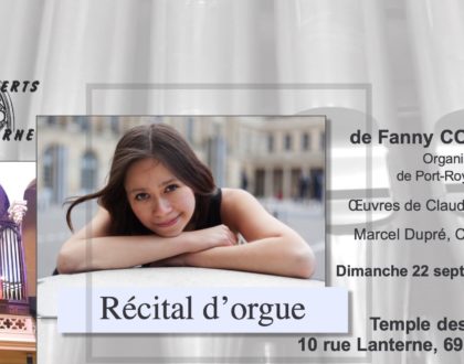 Récital d'orgue de Fanny Cousseau